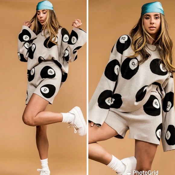 Dressed in LALA Sweaters - Dressed in LaLa Magic 8 Ball Knit Set